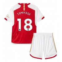 Arsenal Takehiro Tomiyasu #18 Replica Home Minikit 2023-24 Short Sleeve (+ pants)